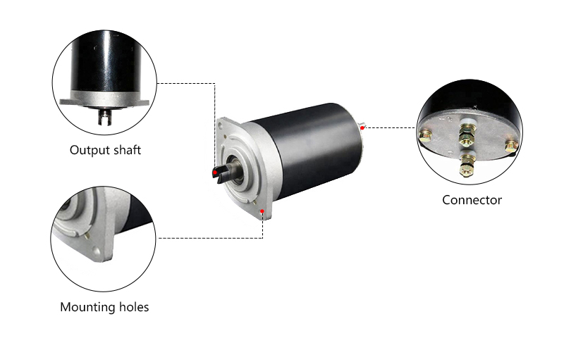 12V 500W Hydraulic Pump Motor, 2500rpm