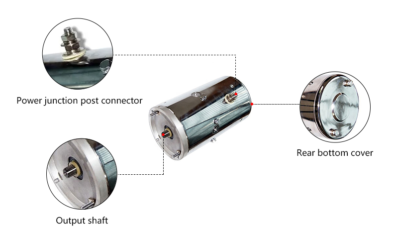 2.5 kW  12V Hydraulic Pump Motor,  2200rpm