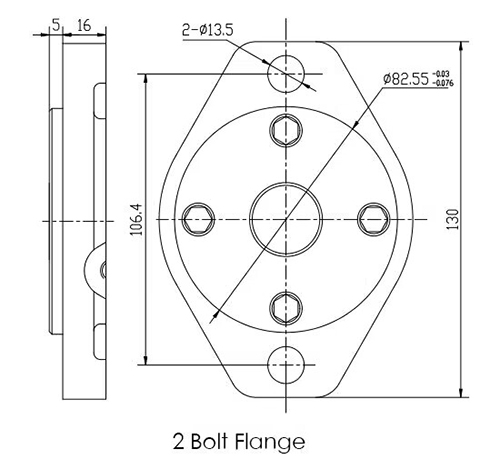 Hydraulic Orbital Motor, 80cc/rev