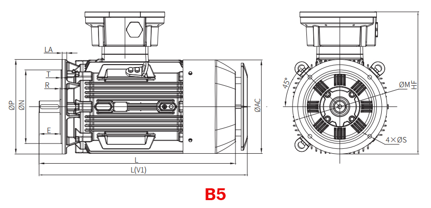10hp (7.5kW) Explosion Proof Motor, 380V, 2P/ 3P/ 4P