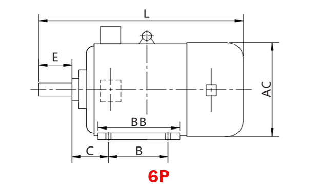 10hp (7.5kW) Variable Speed Motor, 3 Phase, 2P/ 4P/ 6P