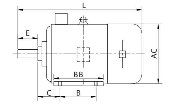 7.5hp (5.5kW) Variable Speed Motor, 3 Phase, 2P/ 4P/ 6P