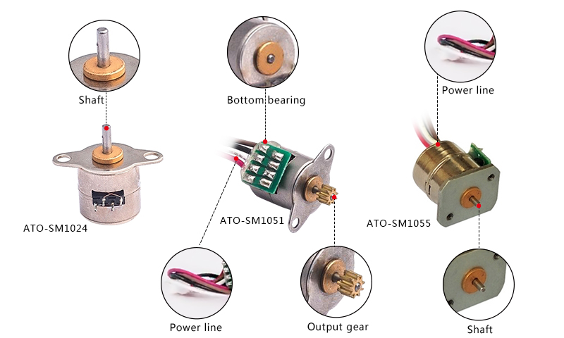 Nema 4 Micro Stepper Motor, 5V, 2 Phase, Bipolar