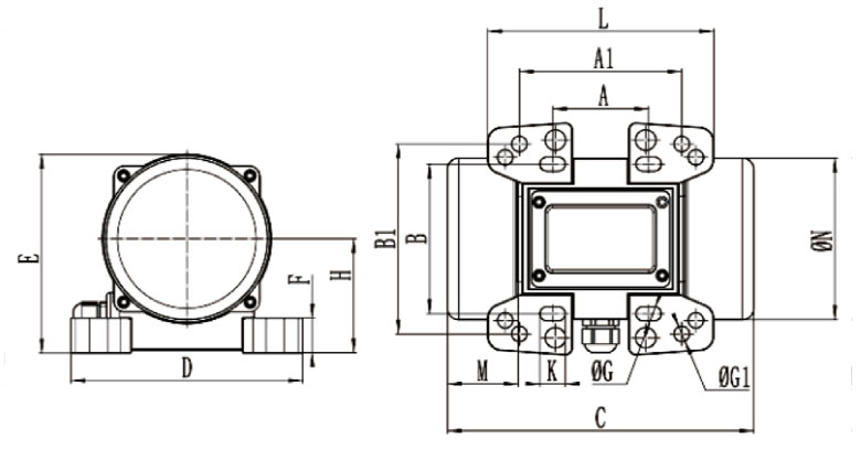 160W 12V/24V 3000rpm DC Brushed Vibration Motor with Speed Controller