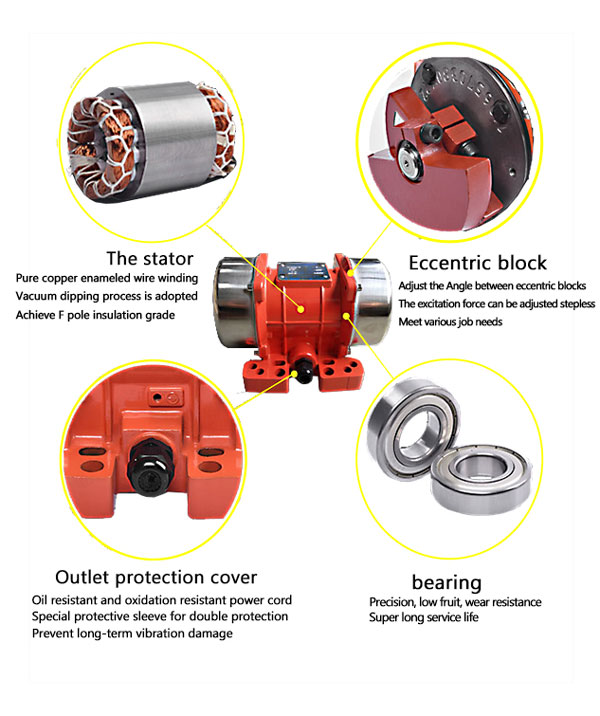 160W 12V/24V 3000rpm DC Brushed Vibration Motor with Speed Controller