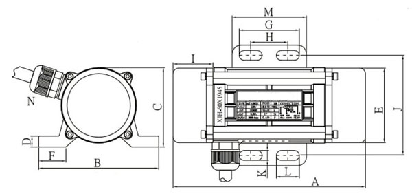 50W 24V 7000rpm DC Brushless Vibration Motor with Speed Display Controller