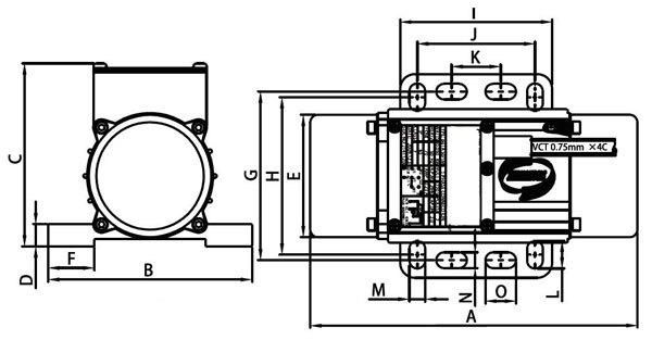 80W 24V 5000rpm DC Brushless Vibration Motor with Speed Display Controller