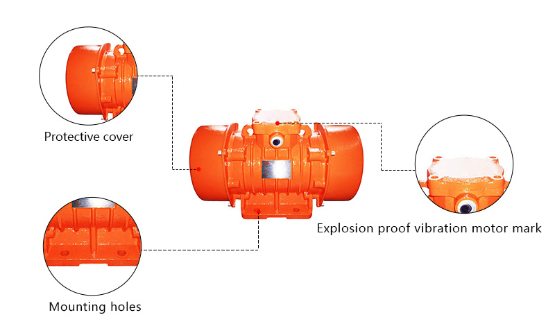 120W Explosion Proof Vibration Motor, 4 pole