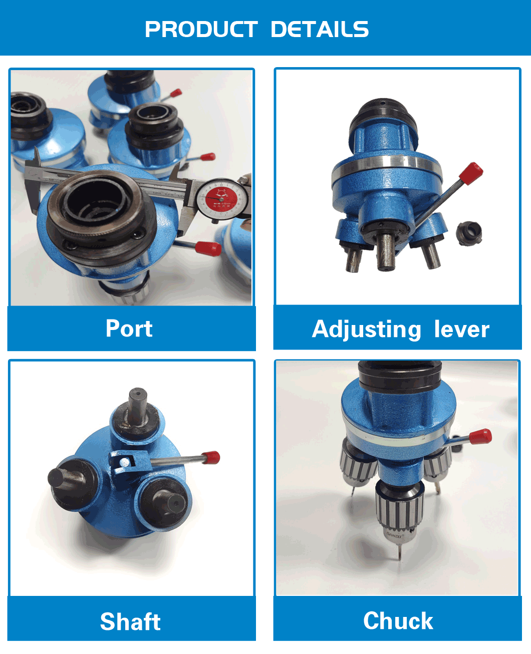 Three-axis adjustable multi-axis bit multi-axis tapping accessories small size light weight