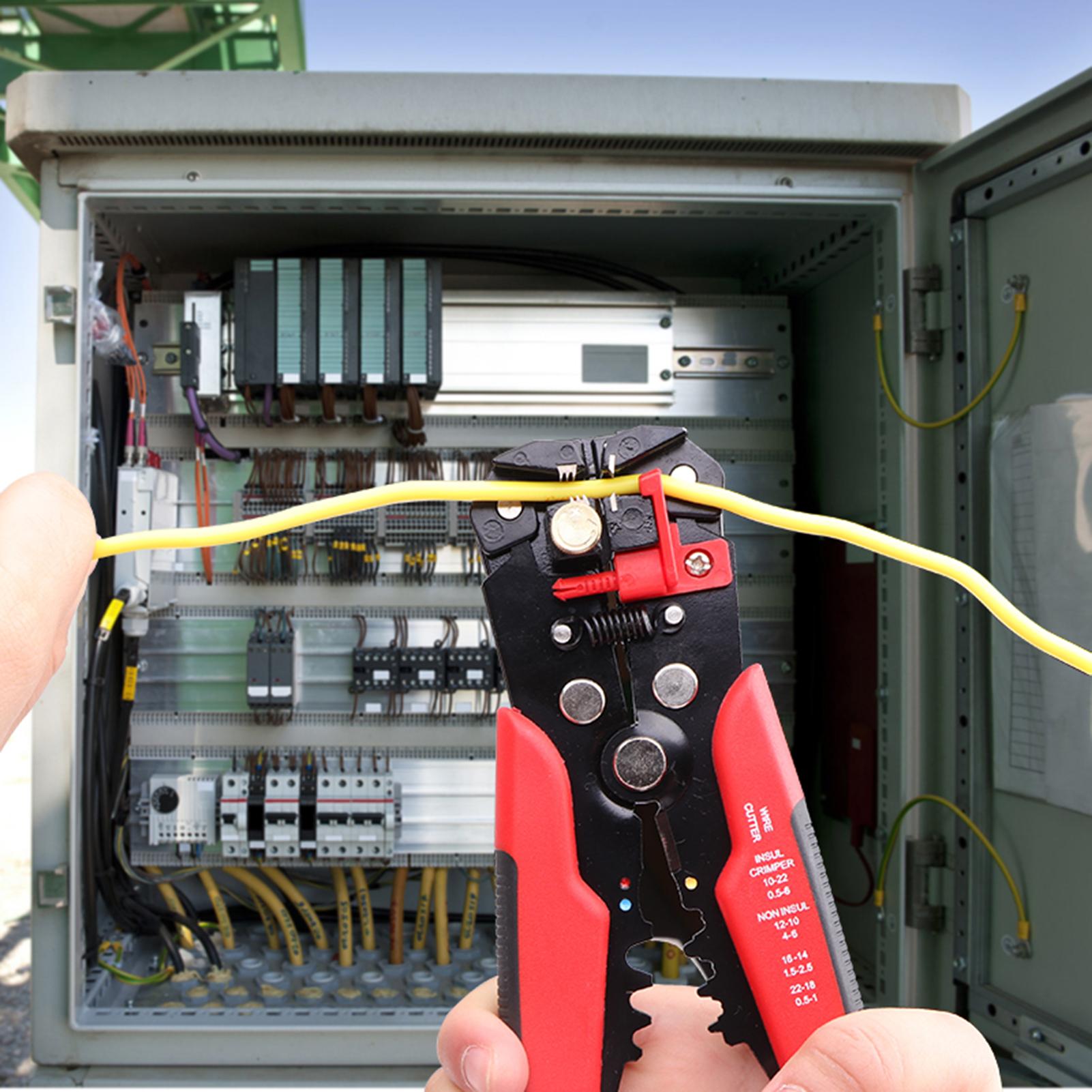 260PCS Crimp Cable Terminals Set Kit Heat Shrink Insulated Wire Electrical Connector Assorted Box with Wire Stripping Plier