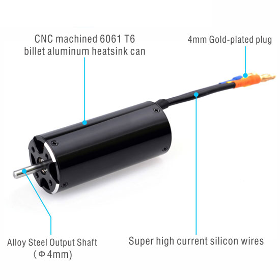 4000KV Brushless RC Boat Motor