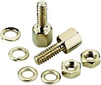 D-SUB Mount Screw Set (2 pieces +nuts )