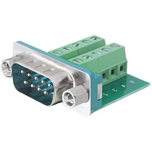 D-SUB (screw terminals) 9pole MALE
