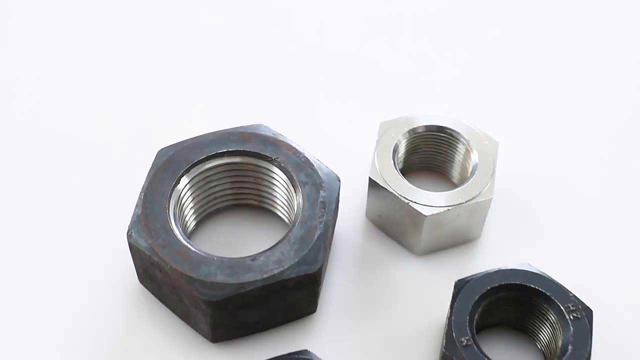 hexagon nut carbon steel high quality 2h hex nut for piping equipment