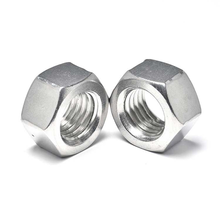 Custom DIN934 M5 M6 M8 Brass Copper Stainless Steel Hex Nut used for Screw Bolt