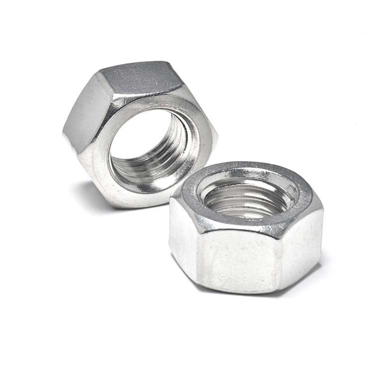 Custom DIN934 M5 M6 M8 Brass Copper Stainless Steel Hex Nut used for Screw Bolt