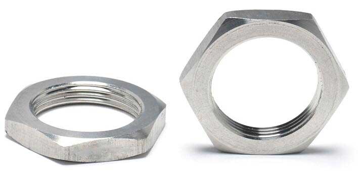 DIN439 Customized Thin Sheet Nut Insert SS304 A4-70 Chamfered Hex Thin Nuts