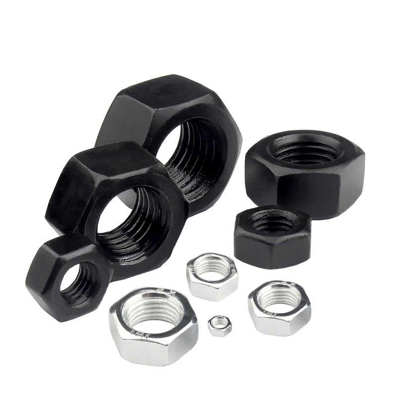 hexagon nut carbon steel high quality 2h hex nut for piping equipment