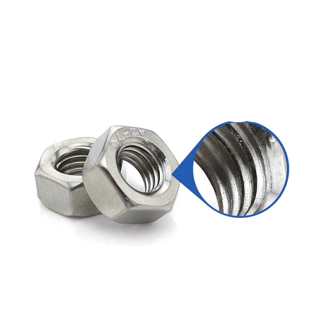 Tuerca Hexagonal Acero Inoxidable M8 M30 M22 M20 stainless steel 316 nut