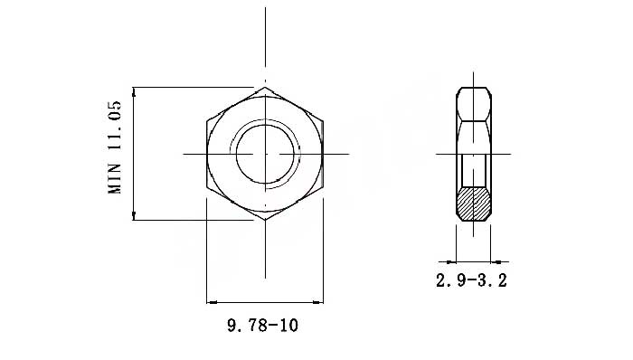 Tuerca Hexagonal Acero Inoxidable M8 M30 M22 M20 stainless steel 316 nut