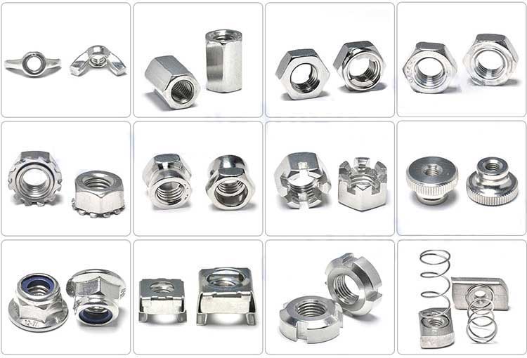 China Metric Heavy Hexagon Insert DIN982 Stainless Steel Hex Nylon Lock Nuts