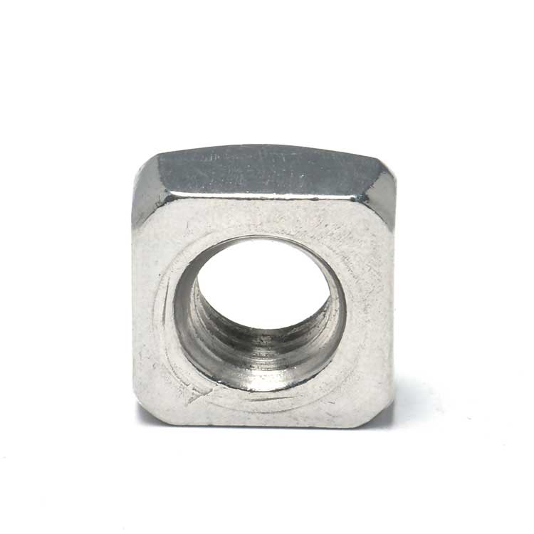 Bolt And Nut Square Female Square Corner Nut Chamfer Galvanized Carbon Steel M5 M6 M8 M10 Square Bolt Nuts
