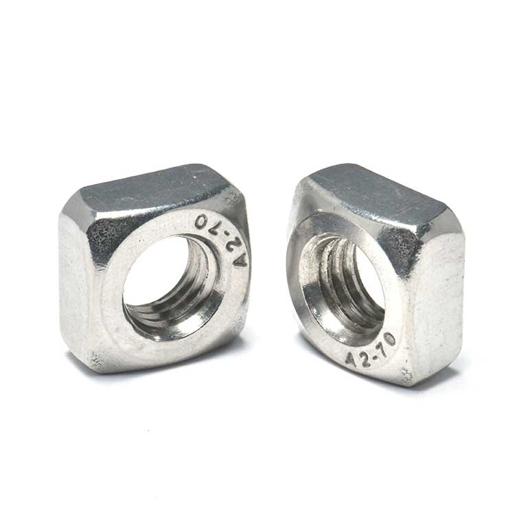 DIN557 DIN562 Stainless Steel Flat Rectangle Nut Metric Inch Size Square Nut for Heavy Industry