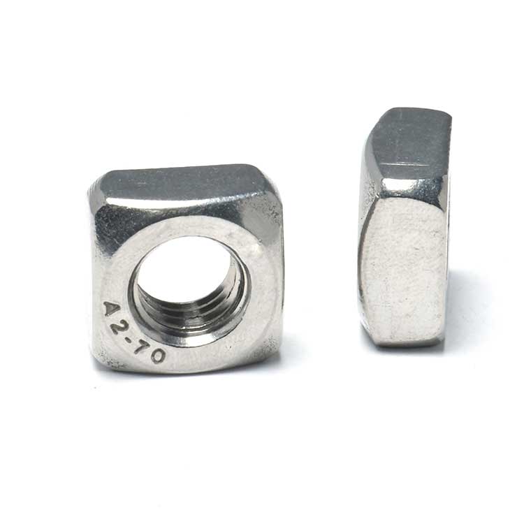 DIN557 DIN562 Stainless Steel Flat Rectangle Nut Metric Inch Size Square Nut for Heavy Industry