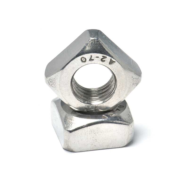DIN557 DIN562 Stainless Steel Flat Rectangle Nut Metric Inch Size Square Nut for Heavy Industry