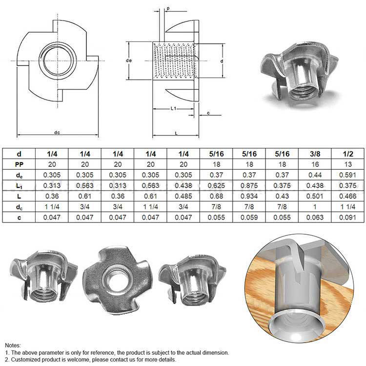 Bolt Fasten M8 Ball Nut T Spring Nut Stainless Steel for 6061 6063 Aluminum Profile Accessories