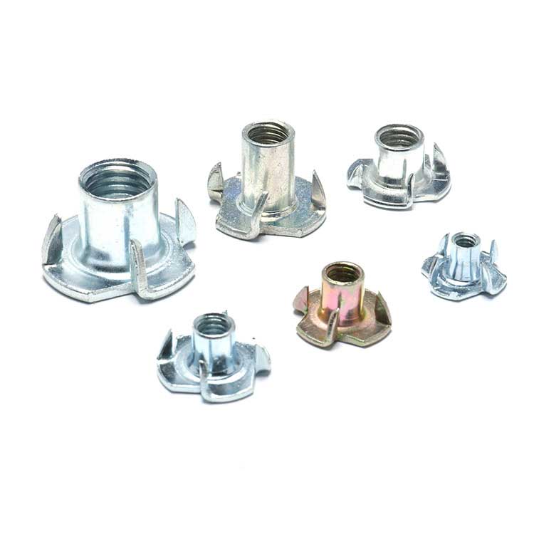Bolt Fasten M8 Ball Nut T Spring Nut Stainless Steel for 6061 6063 Aluminum Profile Accessories