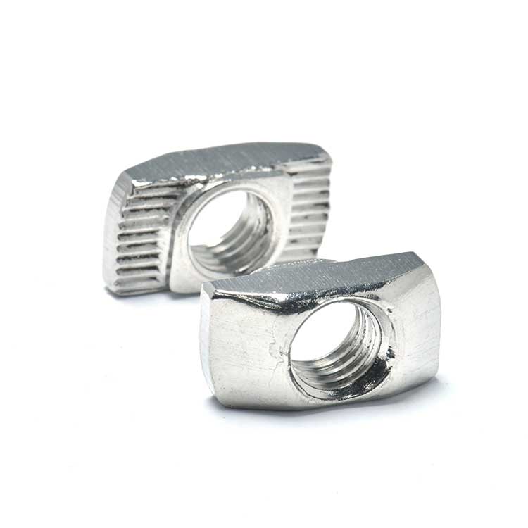 High Quality Stainless Steel Hammer Sliding Aluminum Profile T Spring Slot Nuts