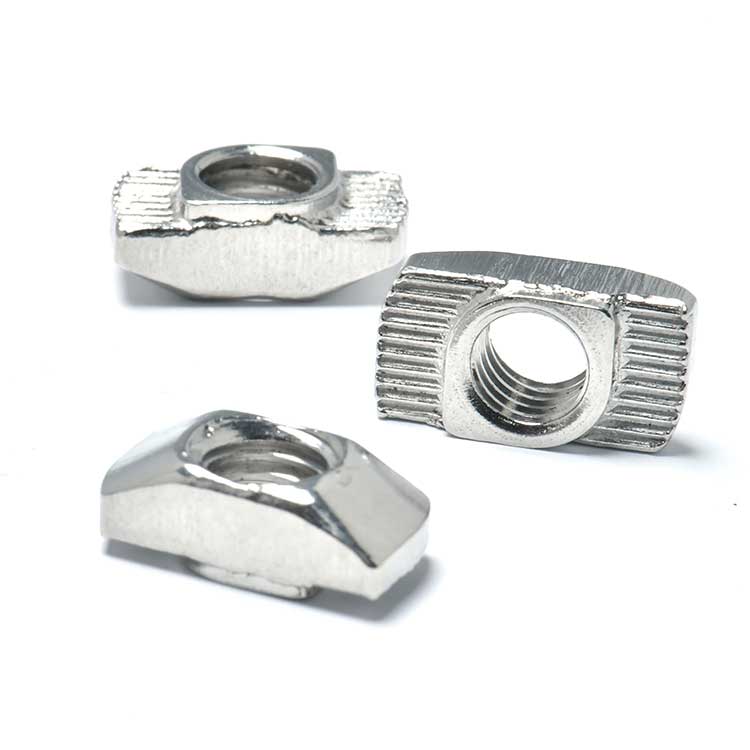 High Quality Stainless Steel Hammer Sliding Aluminum Profile T Spring Slot Nuts
