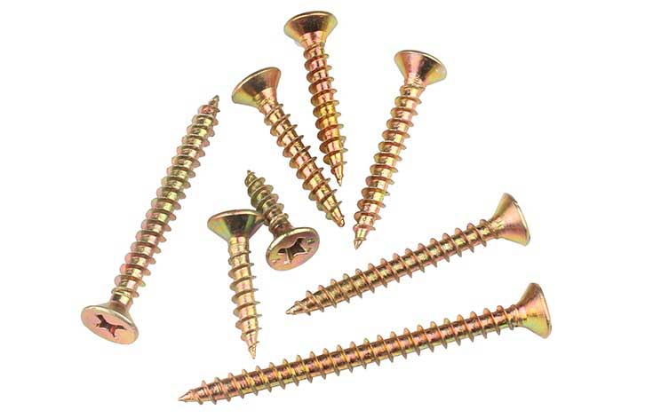 3 4 4.2 5 6 mm CSK Torx Steel Wafer Brass Copper Flange Yellow Zinc Plated Wood Self Tapping Screws