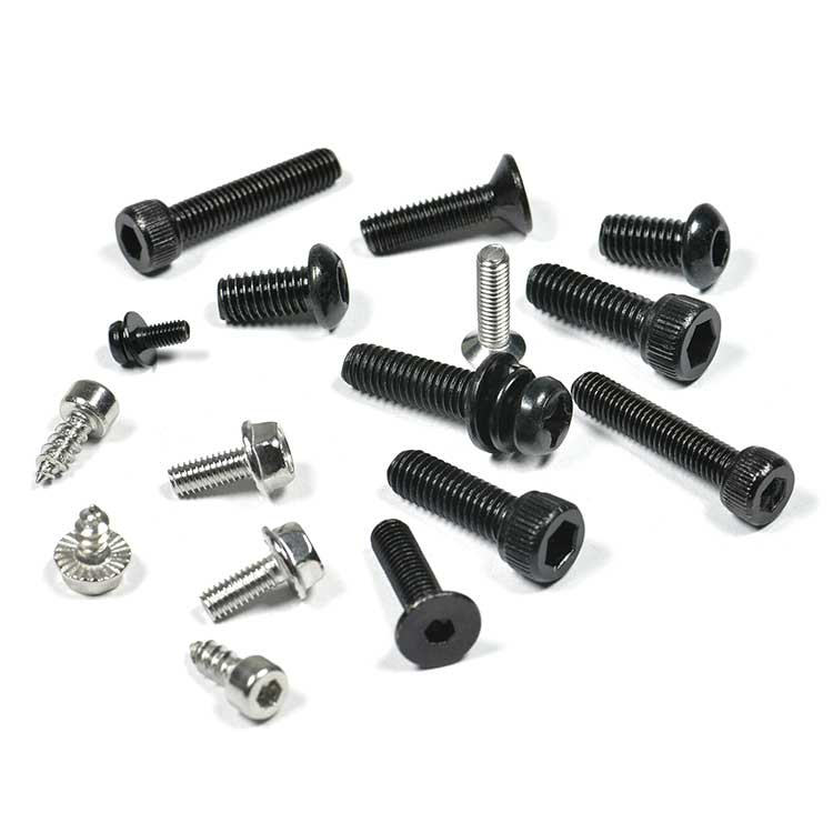 Anti-Corrosion SS304 SS316 Cheese Head with Knurled Hex Socket Head Screws, Cap Head Machine Screws