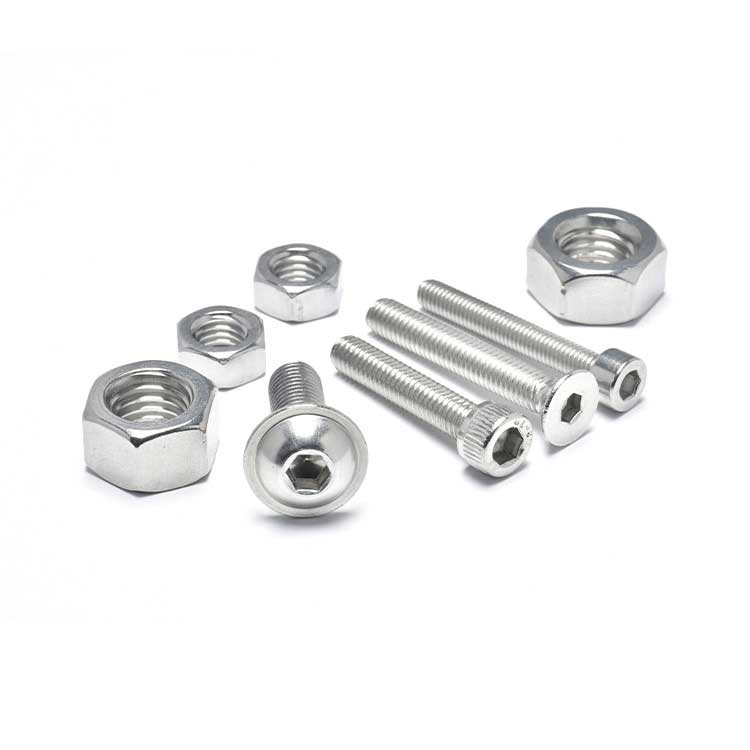 Anti-Corrosion SS304 SS316 Cheese Head with Knurled Hex Socket Head Screws, Cap Head Machine Screws