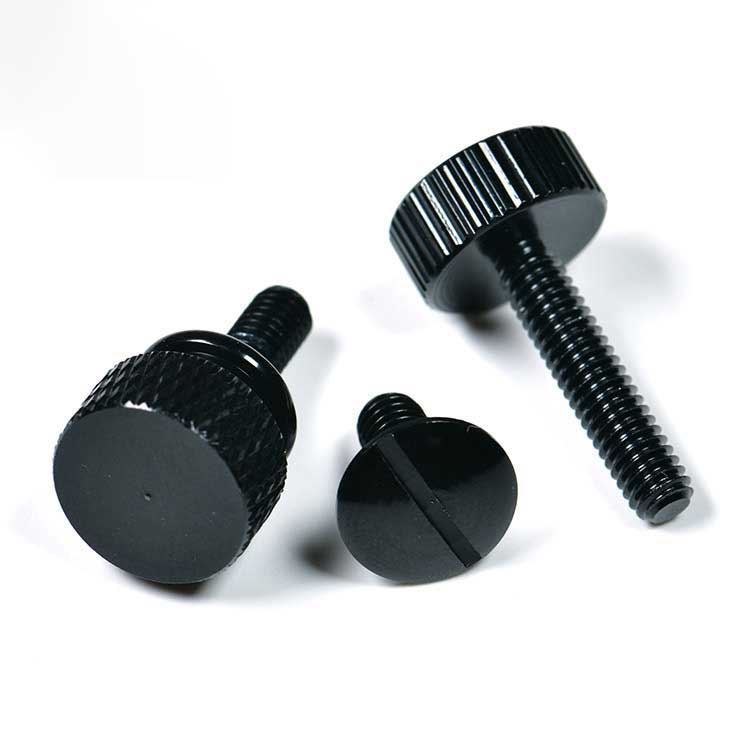 High Quality Resistant to Rust Aluminum Diamond Knurled Cheese Head with Hollow Collar Thumb Screws