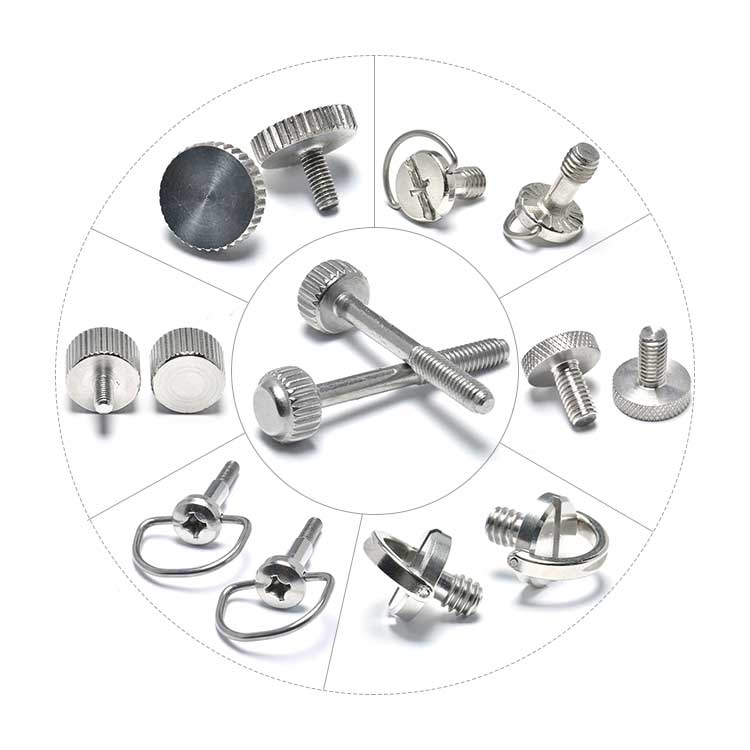 High Quality Steel M4-M8 Plastic High Cheese Head Thumb Screws