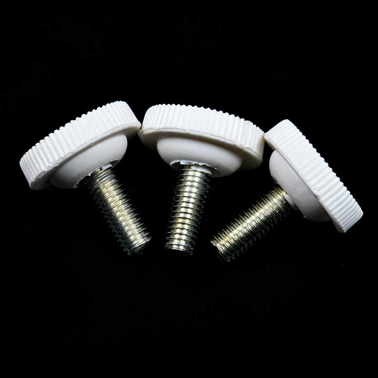 High Quality Steel Plastic Knurling Head with Shoulder Thumb Screws
