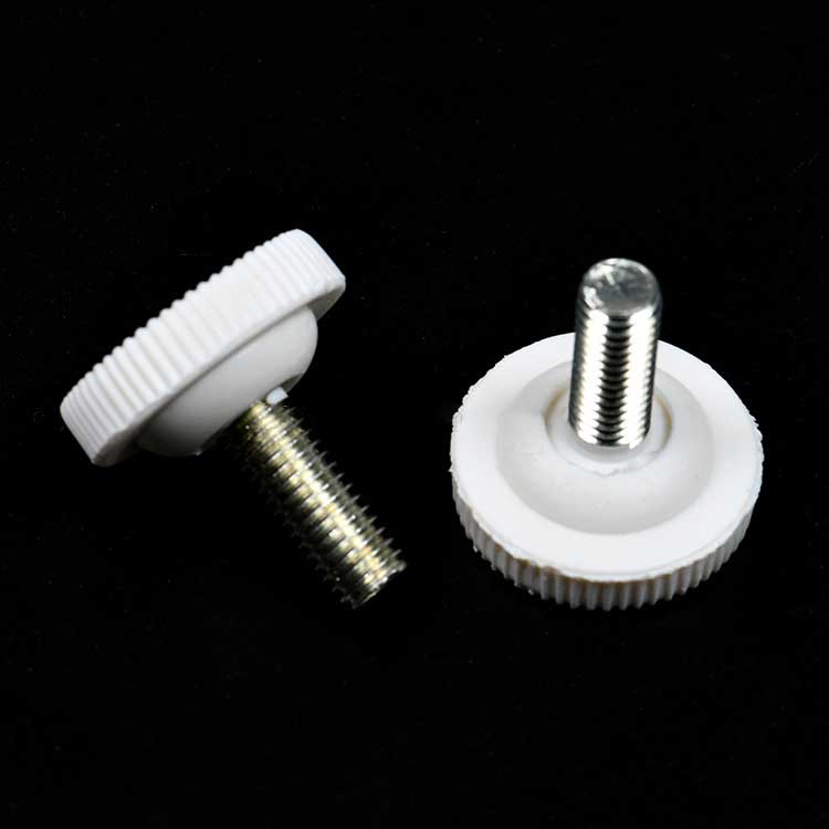 High Quality Steel Plastic Knurling Head with Shoulder Thumb Screws
