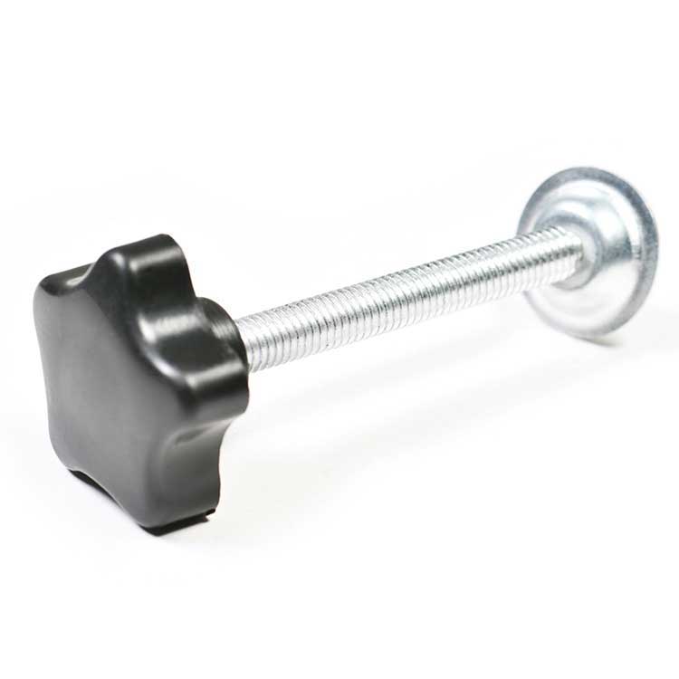 High Quality Steel Quick Install Steel Plastic Five Lobe Flower Head Thumb Screws