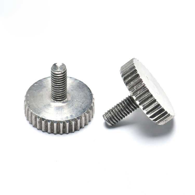 M1-M10 Stainless Steel 304 316  Resistant to Rust Straight Knurled Cheese Head Thumb Screws