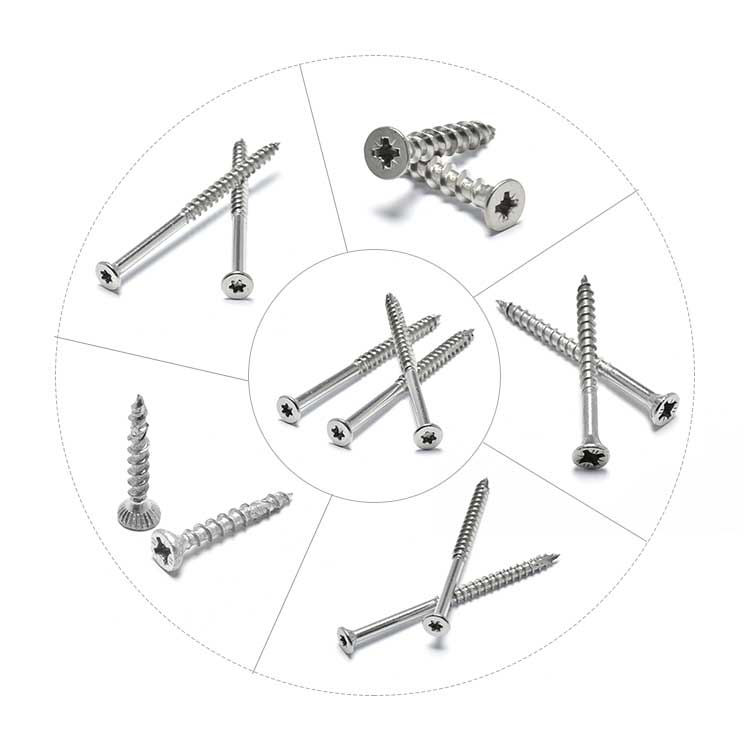 M3 M4 Galvanised Metal Zinc Plated Cross Countersunk Head Wooden Chipboard Wood Screw