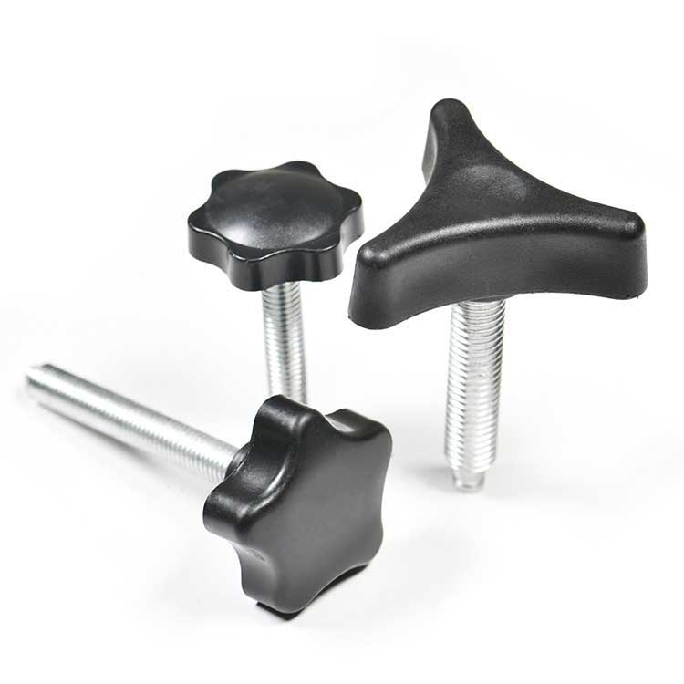 M4-M16 Steel Plastic Six Lobe Flower Head Thumb Screws