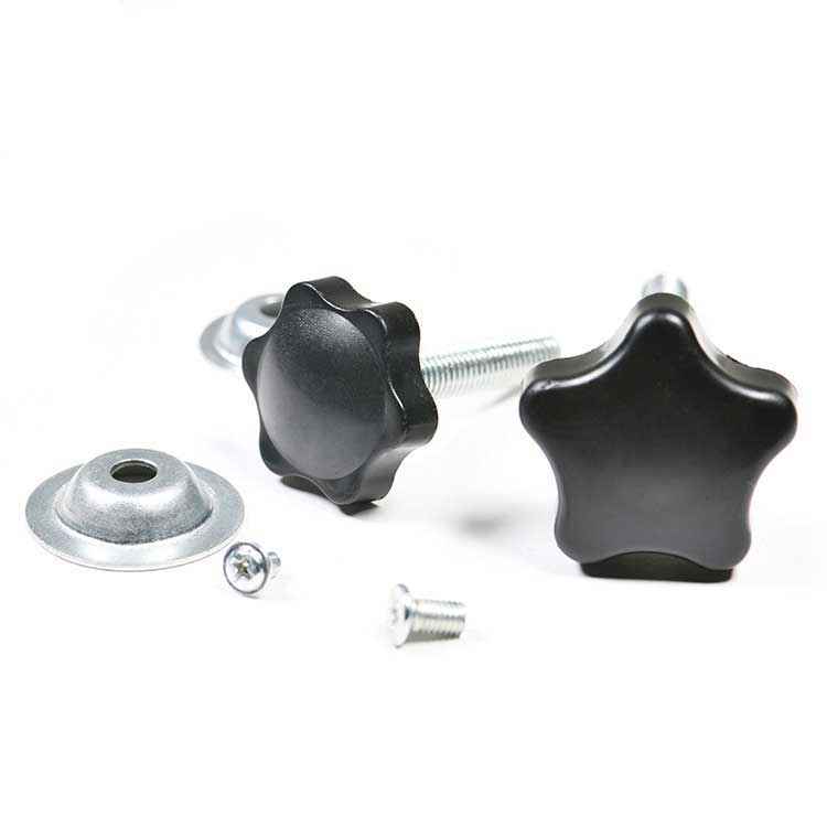 M4-M16 Steel Steel Plastic Six Lobe Flower Head Thumb Screws