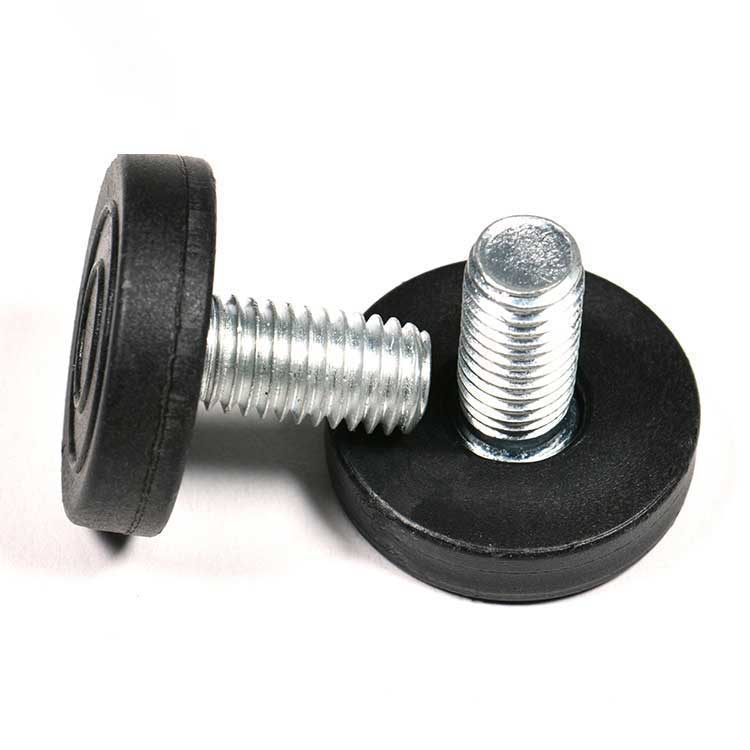 M4-M8 Quick Install Steel Plastic Flat Head Thumb Screws