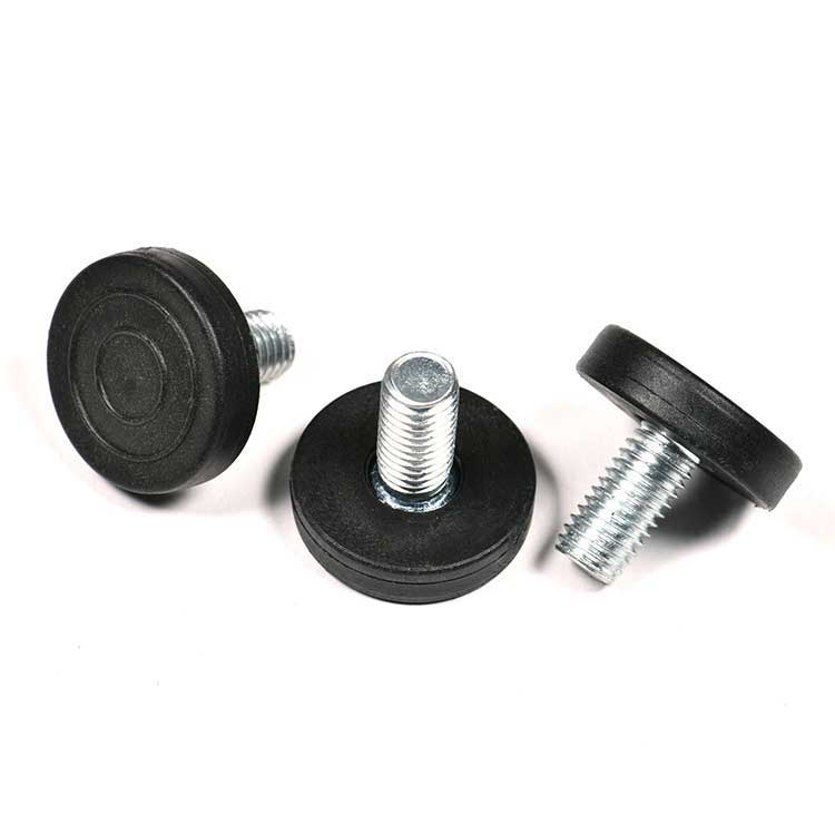 M4-M8 Quick Install Steel Plastic Flat Head Thumb Screws