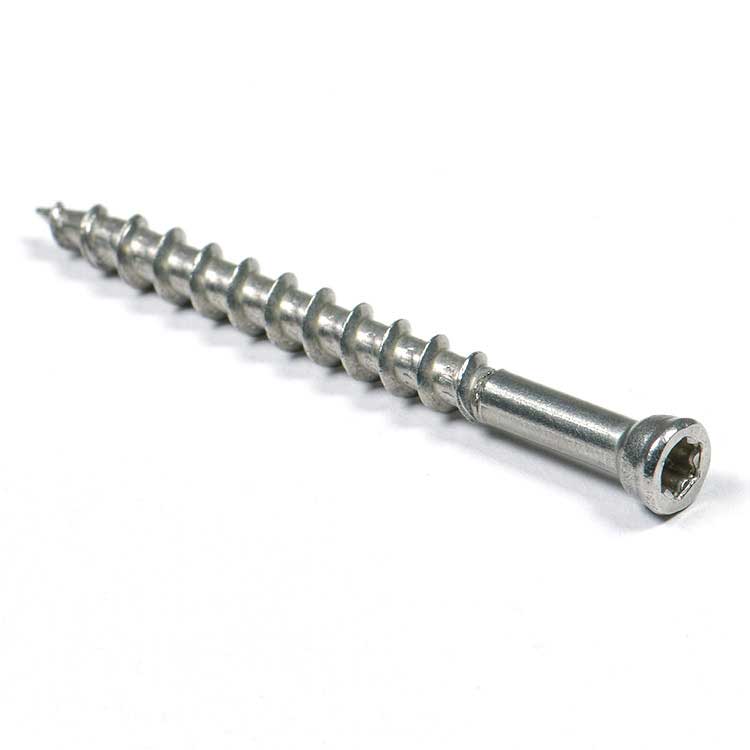 M4X25mm 14x1.5 inch A2 A4 Stainless Steel Deck Screws DIN571 Hex Head Wood Screws