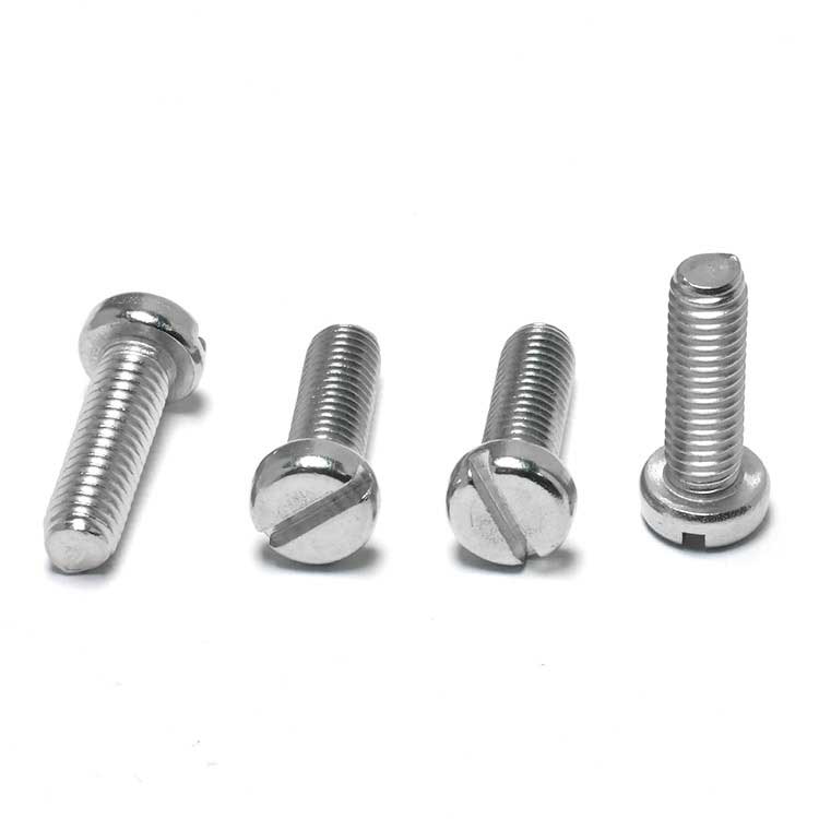 #8 x 2-1/2" Slotted Pan Head Sheet Metal Screws Stainless Steel 18-8 Slotted Pan Head Screws