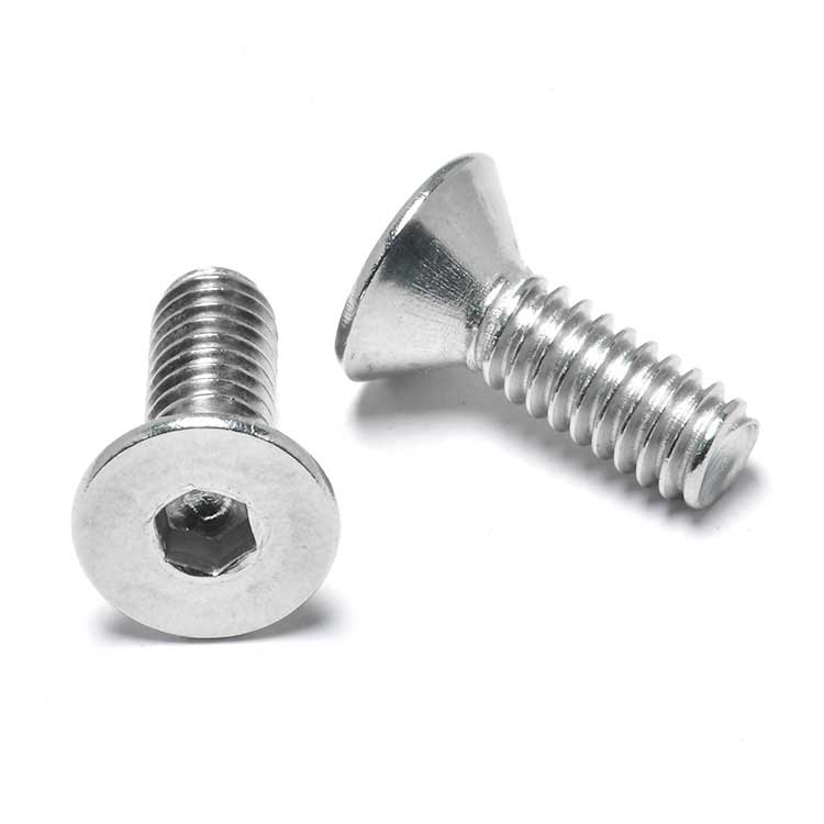 DIN 7991 18-8 Steel Hex Socket CSK Head Machine Screw